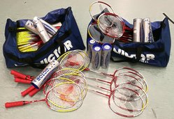 Badminton Sets zum Ausleihen f�r die Vereine im Kreis Segeberg